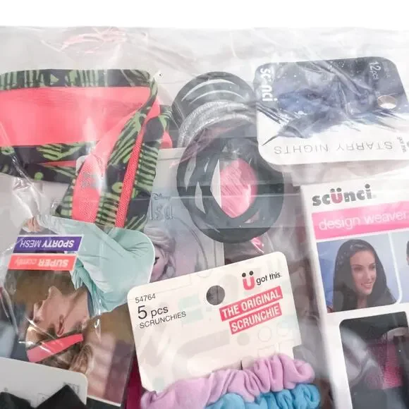 Scunci Girl's Hair Accessories Elsa Crystal Pins Headband Clips Ties Scrunchie - Picture 2 of 9